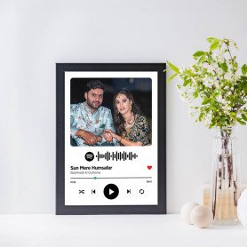 Simplistic Frames Printed Spotify Music with Frame