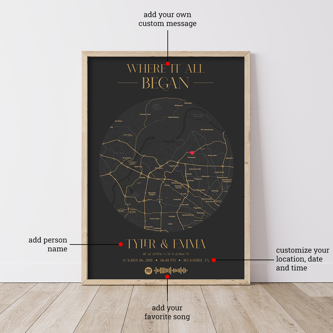 Beyond Temptation Memory Map Frame - Jhakaas Items