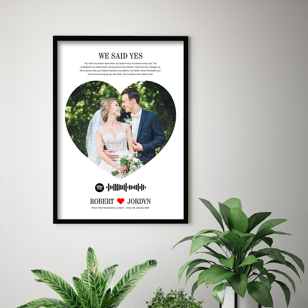 Customized Magical Text Frame - Jhakaas Items